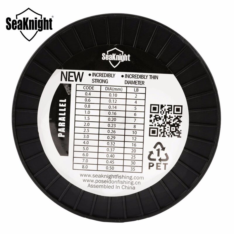 Seaknight-super forte nylon linha de pesca, linha monofilamento, material japão, 20lb, 35lb, para carpa, série lâmina, 1000m