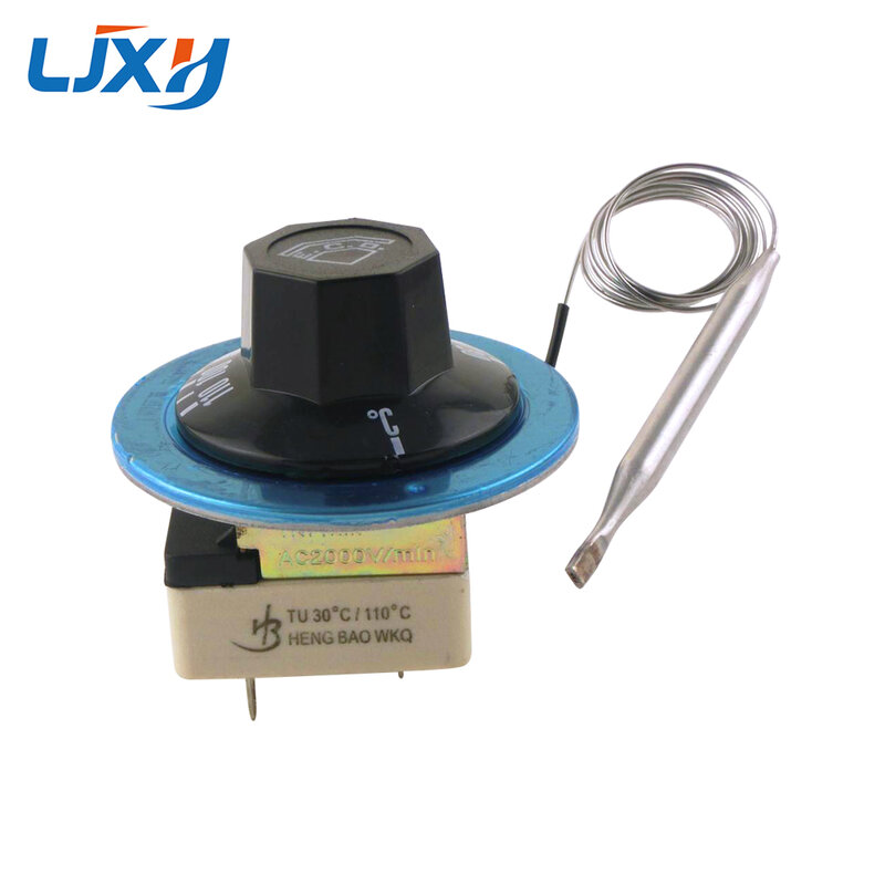 LJXH السيراميك قاعدة سخان مياه أجزاء متحكم في درجة الحرارة 30-110/50-300/60-200 درجة مئوية مقبض دوار التحكم في درجة الحرارة
