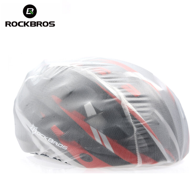 ROCKBROS-housse de casque de vélo, couverture de casque de cyclisme ultralégère, coupe-vent, anti-poussière, vtt, couverture de casque de vélo, accessoires de casques