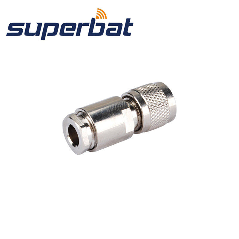 Superbat Mini-UHF Clamp Male RF Coaxial Connector for LMR195 RG58 RG400 RG142 Cable