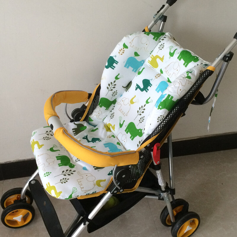 Bawełna słoń pielucha dla niemowląt Pad dla wózka poduszka do wózka dla dziecka siedzisko do spacerówki Pad wózek pokrycie materaca akcesoria do wózka dziecinnego