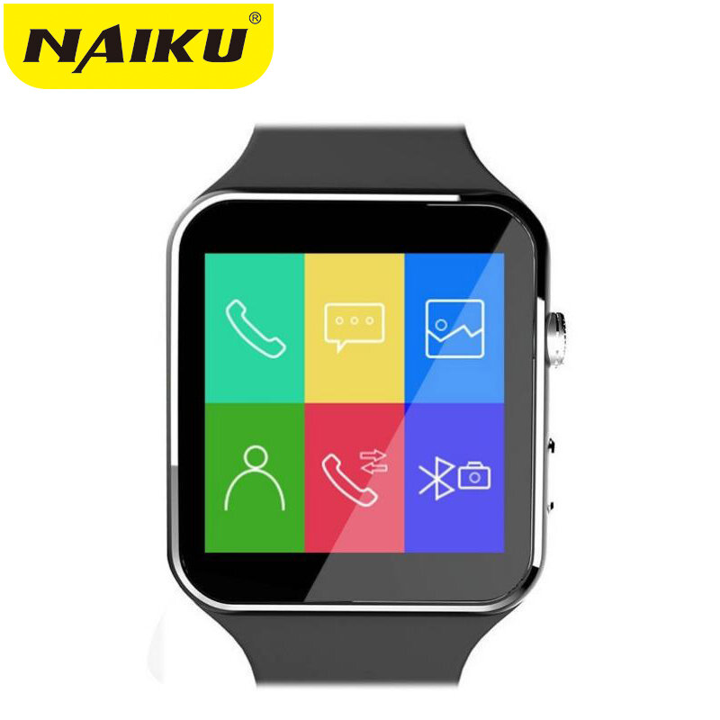 New X6 Smart Watch with Camera Touch Screen Support SIM TF Card Bluetooth men Smartwatch for iPhone Xiaomi Android Phone