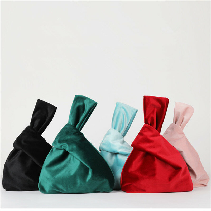 Women Handbag Totes Silk Satin Vintage Velvet Handbag All Match Tote Luxury Bags All Match 2024 Travel Bags