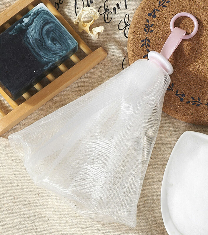 5PCS  oap Foaming Net Face Cleansing Shower Soap Bag Easy Bubble Mesh Bag Foam Net  Suitable for All Kinds of Skin