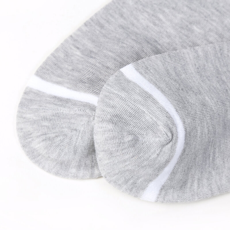 Calcetines tobilleros invisibles de algodón para hombre, medias transpirables, cómodas, de corte bajo, para las cuatro estaciones, 5 par/lote