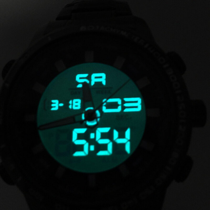 MIZUMS-reloj Digital de lujo para hombre, cronógrafo deportivo de cuarzo, de acero dorado, resistente al agua, estilo militar, 2023