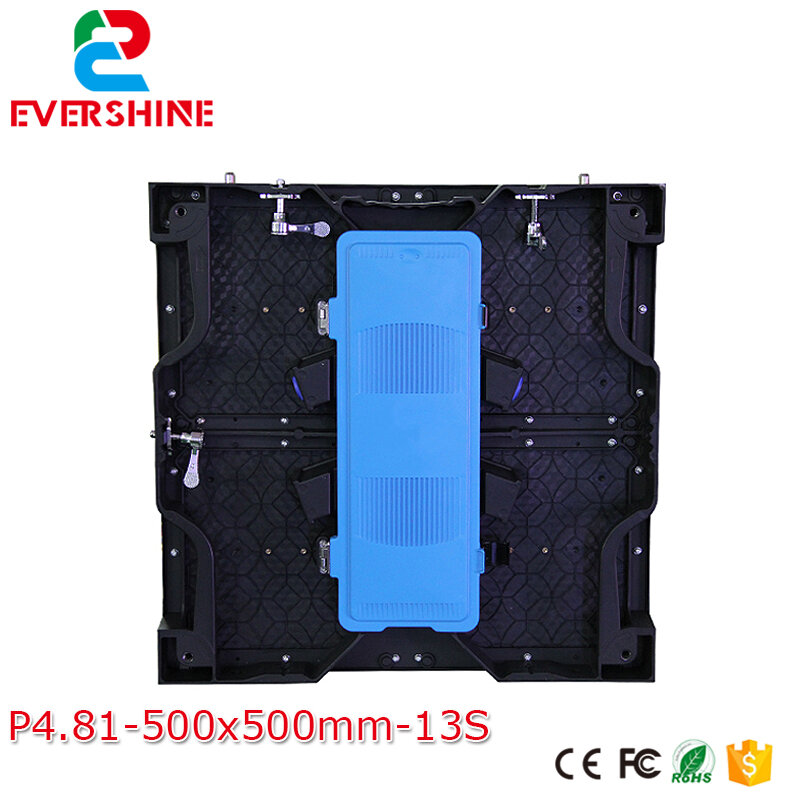 stage rental full color indoor panel p4.81 led video wall moving led die-casting cabinet 500x500mm