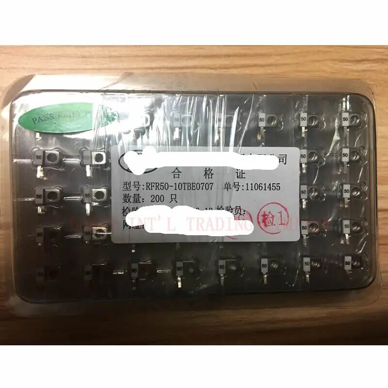 RFR50-10 Flanged Penghentian 10 W 50ohm RESISTOR DC-3GHz RFR50-10TBE0707 10 Watt 50 Ohm Resistif Dummy Load Satu PIN Asli