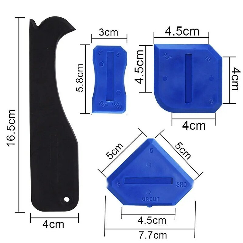 9 Pieces Sealant Tools Caulking Kit Silicone Remover Sealing Tool for Bathroom Kitchen Room and Frames Sealant Seals