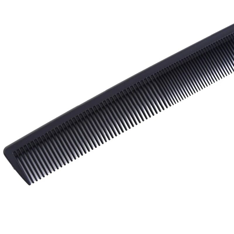 1pc dentes preto de alta qualidade plástico resistente ao calor grande pente de dentes largos desembaraçar pente de cabeleireiro de dentes largos
