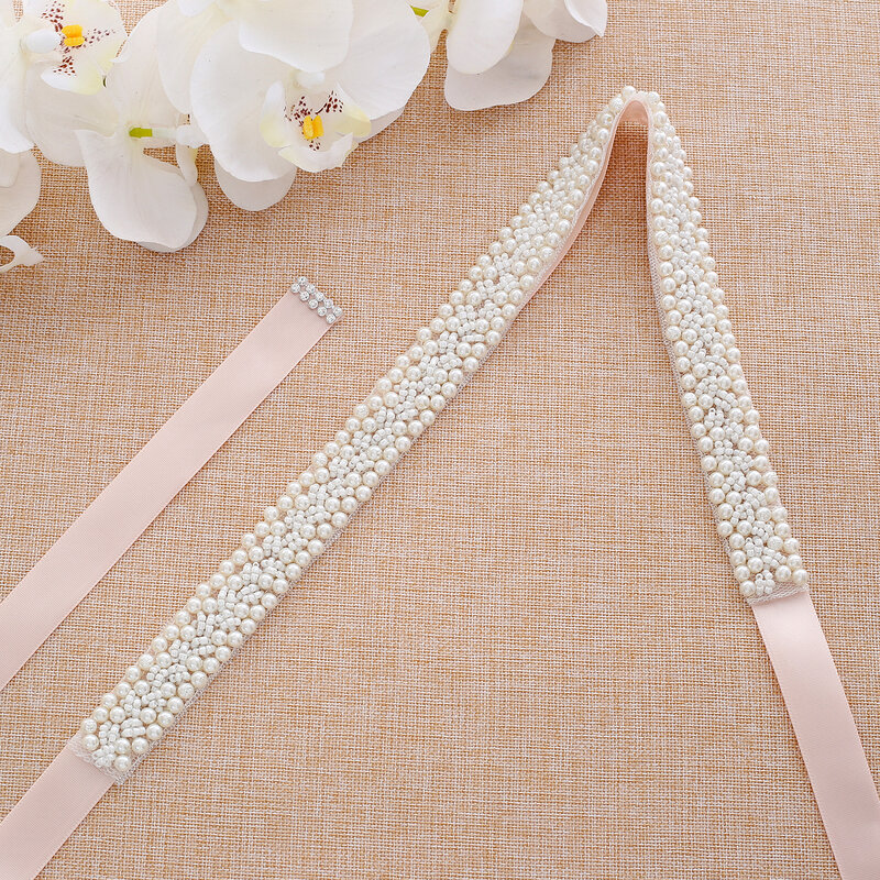 SESTHFAR – ceintures de mariée en perles faites à la main, accessoires de mariage à la mode