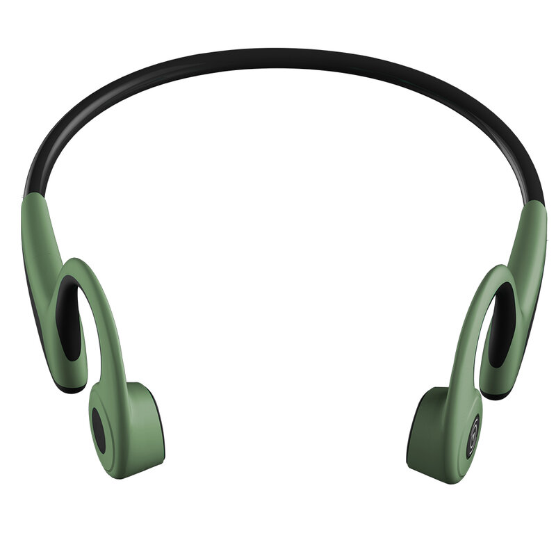 Fones de ouvido sem fio portáteis, fones de ouvido bluetooth 5.0 condução óssea viva-voz