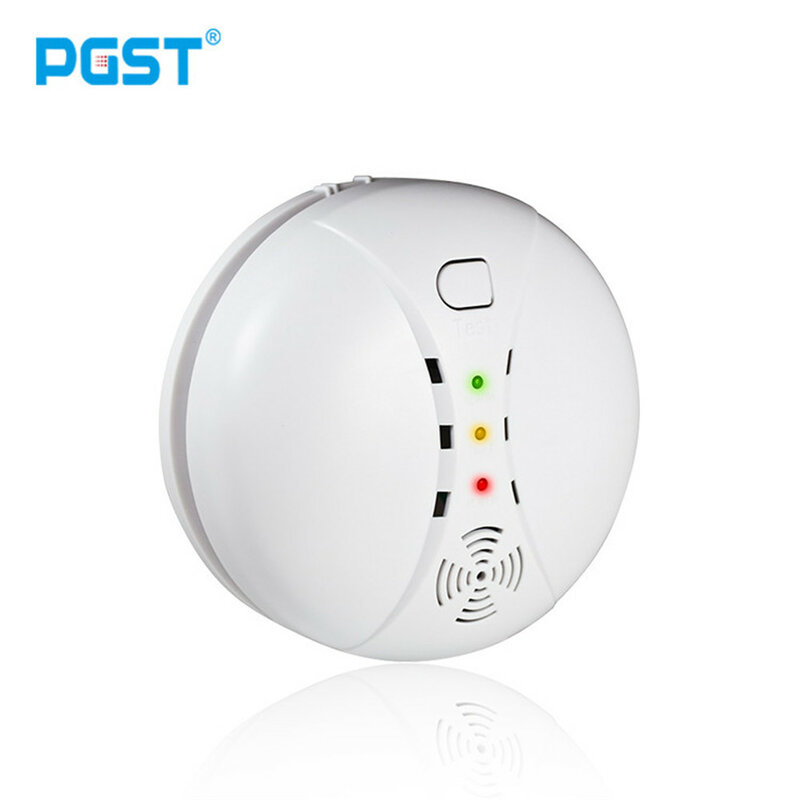 PGST 433MHz Wireless Fire Sensor Smoke Detector For PG106 103 WIFI GSM office home security Alarm System Auto Dial alarm Systems