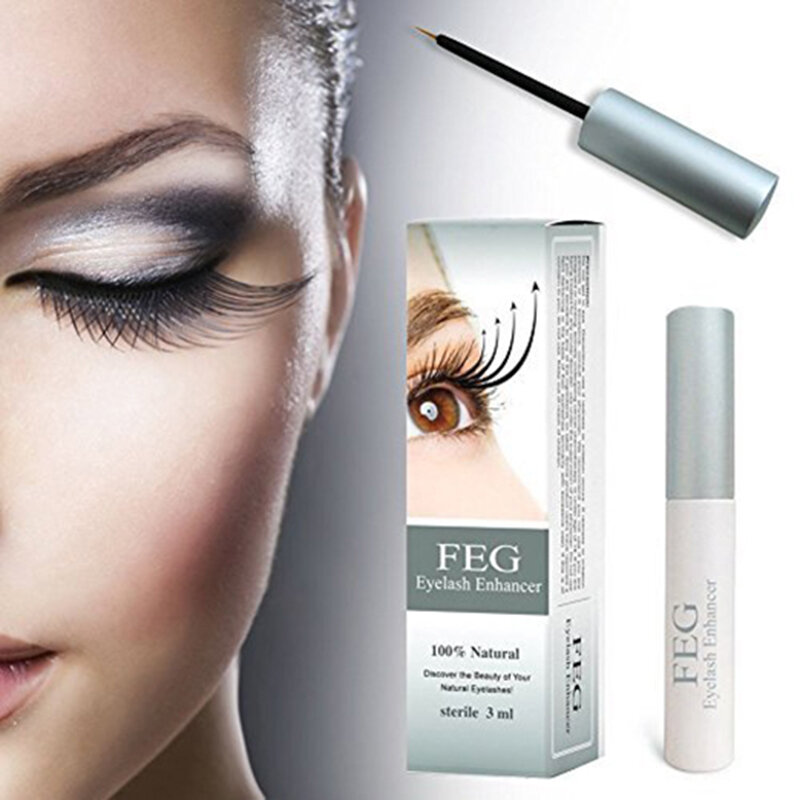 100% Originais Feg Pestana Potenciador Cílios Soro de Crescimento Dos Cílios Soro Tratamento Natural Eye Lashes Mascara Alongamento Mais