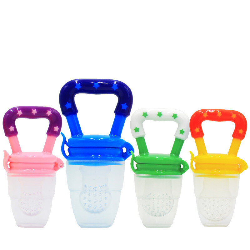 Baby Nimbler Pacifier For Fruit Portable Infant Nibbler Holder Nipples Silicone Soother Nipple Feeding Teat Pacifier Bottles