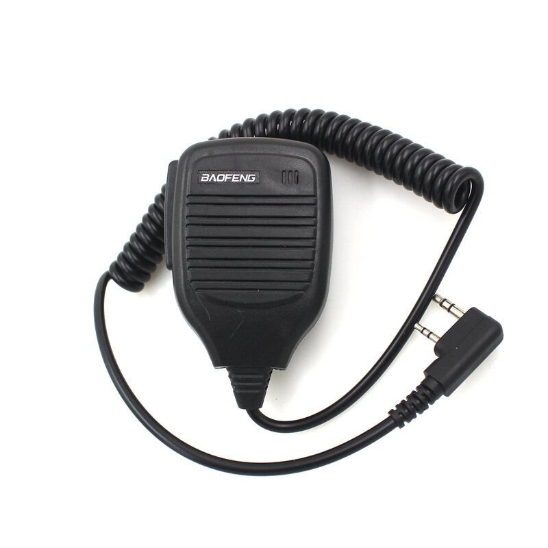 Baofeng-Micrófono de altavoz para walkie-talkie, Radio bidireccional, UV-5R, Retevis, TYT, WOUXUN, BF-888S