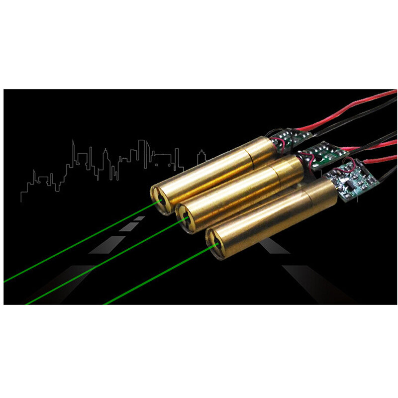Laser xanh Module Định Vị Ngang dây Chéo dòng thước đo Độ làm việc Liên Tục Laser Mô đun