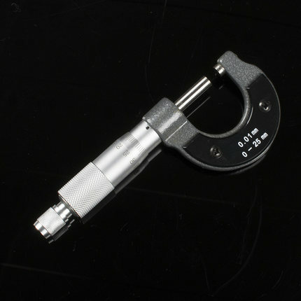Micrómetro tornillo micrómetro 0,01mm 0-25mm