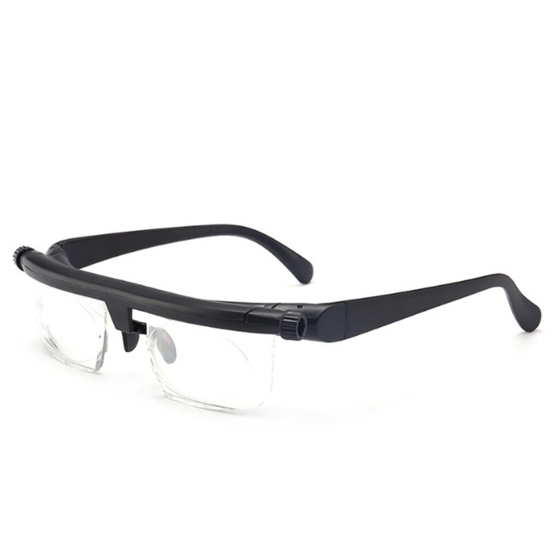 Reading Glasses Adjustable Strength Lens Reading Myopia Glasses Eyewear Variable Focus Vision