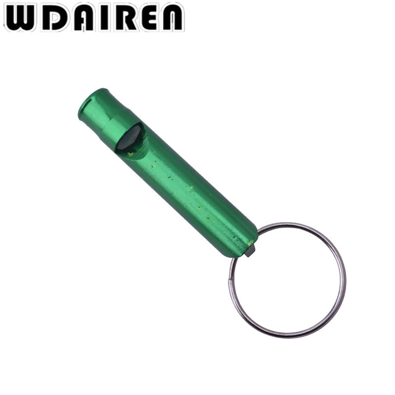 5Pcs Multifunctional Aluminum Emergency Survival Whistle Keychain For Camping Hiking Outdoor Sport Tools Training whistle