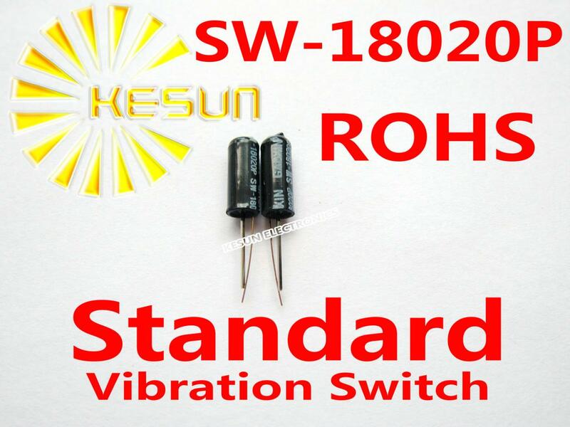 Envío Gratis 100 unids/lote SW-18020P sellado interruptor de vibración/sacudiendo/interruptor sensor de vibración