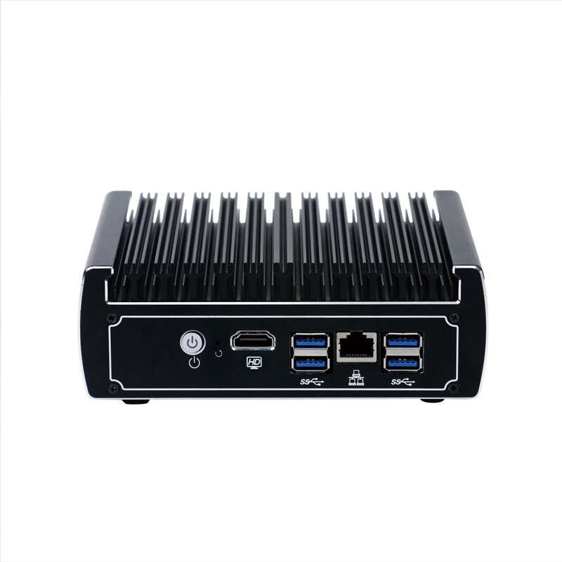 Pfsense-ordenadores intel kaby lake celeron 3865u, mini pc sin ventilador de doble núcleo, 6 gigabit LAN firewall router, compatible con AES-NI 4 x USB3.0