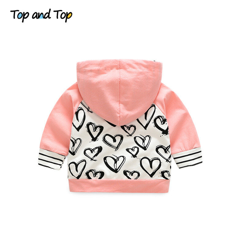 Top And Top Baju Bayi Perempuan Baru Lahir Bayi Lucu Fashion Celana Bergaris Sweatshirt Bertudung Set Pakaian Bayi Katun 2 Potong