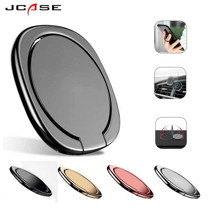 Jcase-Soporte de anillo de dedo para teléfono móvil, 360 grados, para Samsung, Xiaomi, iPhone X, 7, 6, 55, 5S plus, tableta