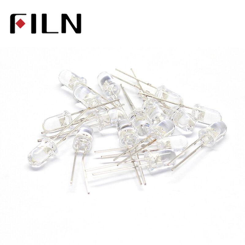 100pcs/lot 5 Colors 5mm Super Bright LED light green yellow blue red white Diode light