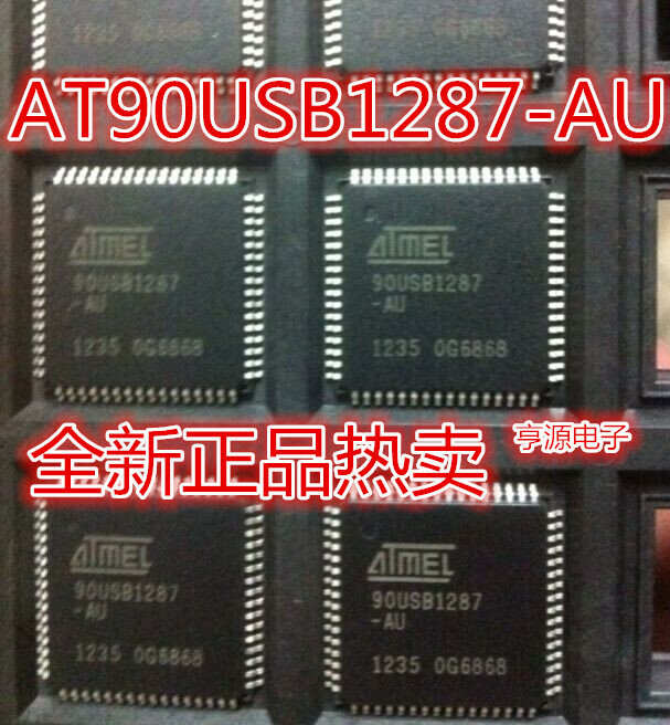 الأصلي AT90USB1287-16AU AT90USB1287-AU متحكم واردات