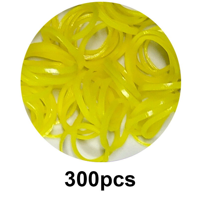 300 szt. gumowe bransoletki z gumek zabawki DIY sznurowanie bransoletka dla dzieci lub wkład zrobić dziewczyny prezent hurtownia