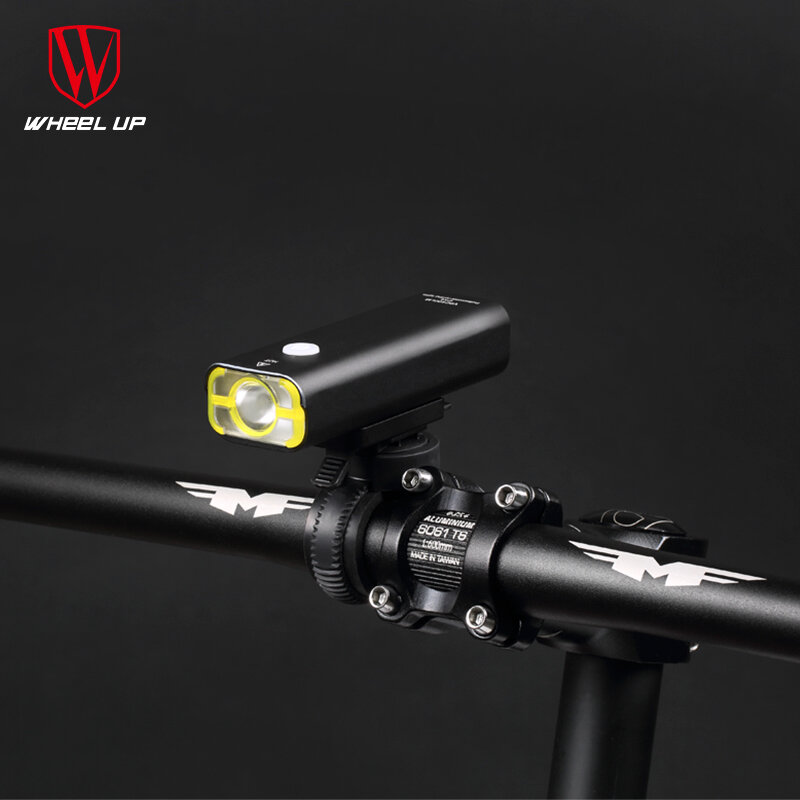 Roda usb recarregável luz da bicicleta frente guiador da bateria para luz led lanterna tocha farol acessórios da bicicleta