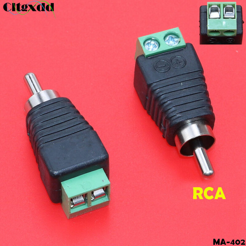 1 PC ชายหญิง DC Power Jack 5.5*2.1/5.5*2.5 BNC RCA DC Crimp Terminal ปลั๊ก Connector Adapter สำหรับกล้องวงจรปิดลวด