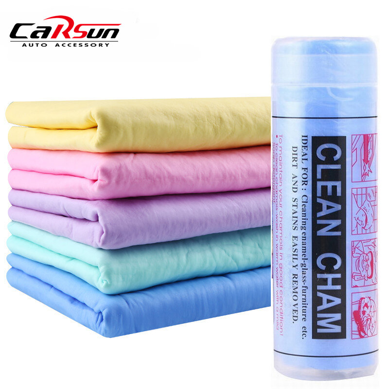 43*32cm PVA Chamois Car Wash asciugamano Cleaner accessori per auto cura dell'auto pulizia della casa panno per asciugare i capelli