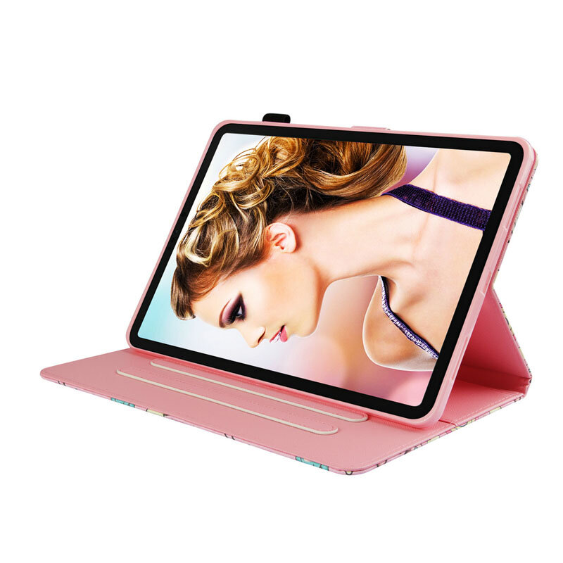 Funda para Apple iPad Pro 11 pulgadas 2018 moda 3D estampado patrón de cuero Flip Wallet Tablet Funda carcasa de silicona coque soporte
