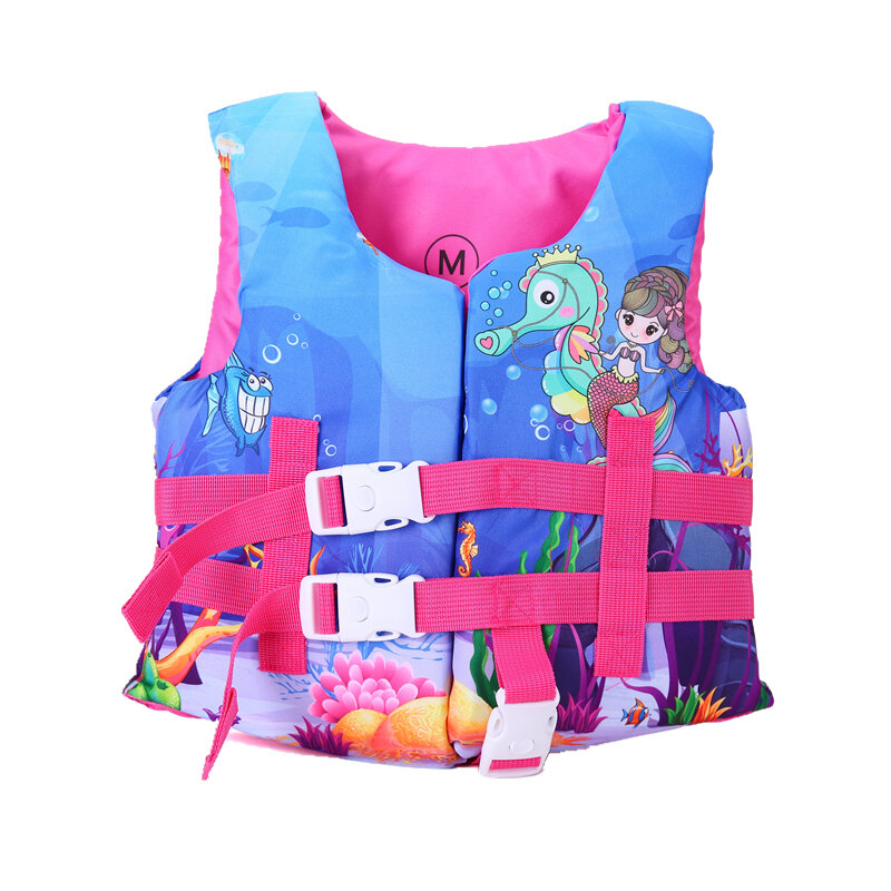 2021 Kids Life Vest Floating Girls Jacket Boy Swimsuit Sunscreen Floating Power Swimming Pool Accessories for Drifting Boating