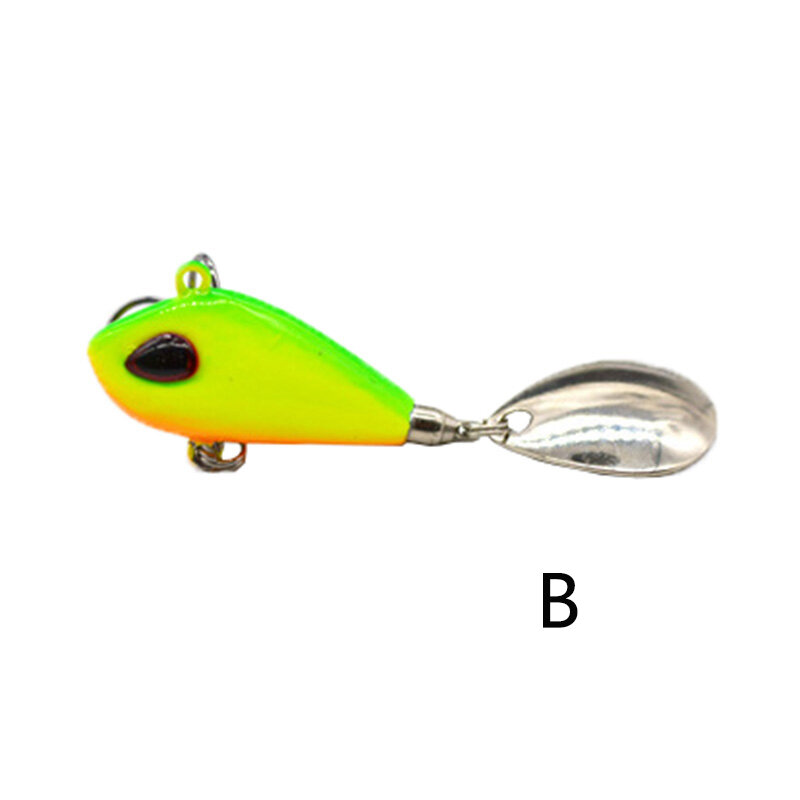 OUTKIT New Metal Mini VIB With Spoon Fishing Lure 6g10g17g25g 2cm Fishing Tackle Pin Crankbait Vibration Spinner Sinking Bait