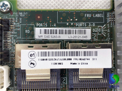 LSI MegaRAID SAS 9260-8i LSI00198 8 포트 512MB 캐시 SFF8087, 6Gb RAID0.1.5 PCI-E 2.0 X8 컨트롤러 카드