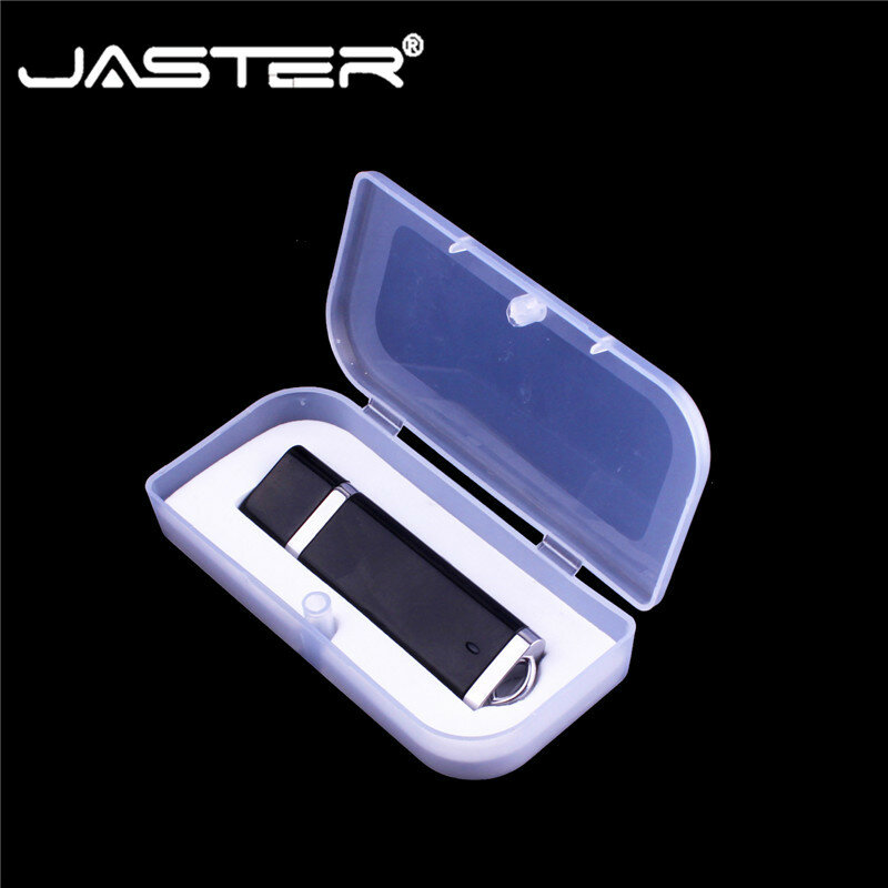 Jaster LOGO Pelanggan Lebih Ringan Bentuk USB Flash Drive USB dengan Kotak Kemasan Flashdisk 4GB 8 Gb 16GB 32GB 64GB USB Stick Pendriver Hadiah