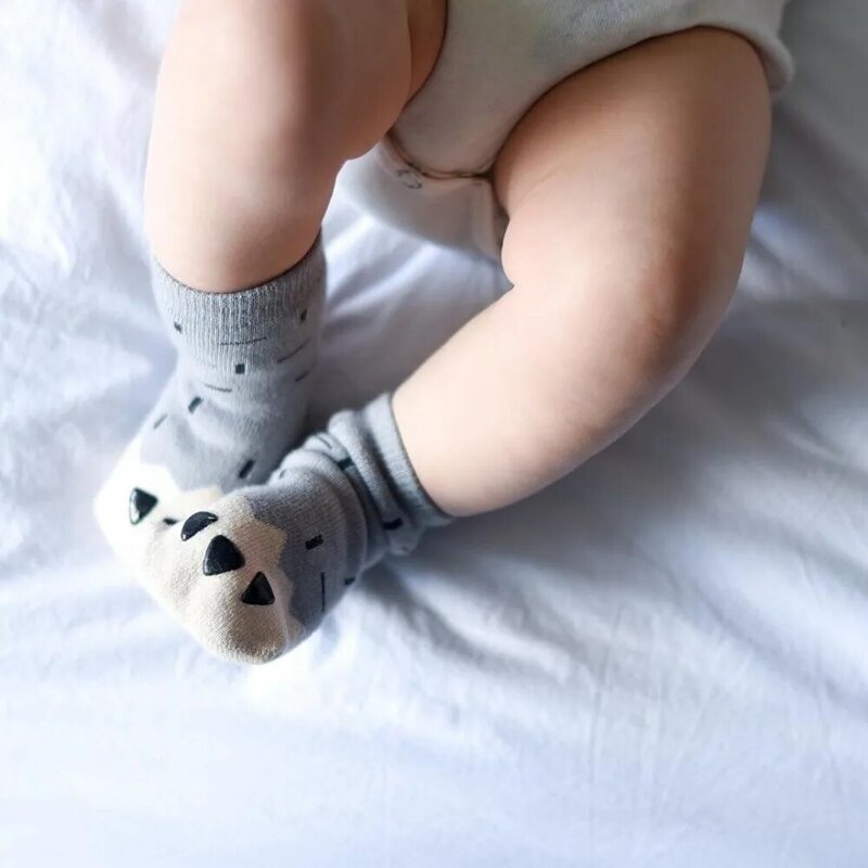 สัตว์ Paw ถุงเท้าถุงเท้าชั้นเด็ก Thicken เรือเด็ก Claw meias น่ารักทารกแรกเกิดเด็กหญิง Creative สั้นถุงเท้าอบอุ่น 0-4Years
