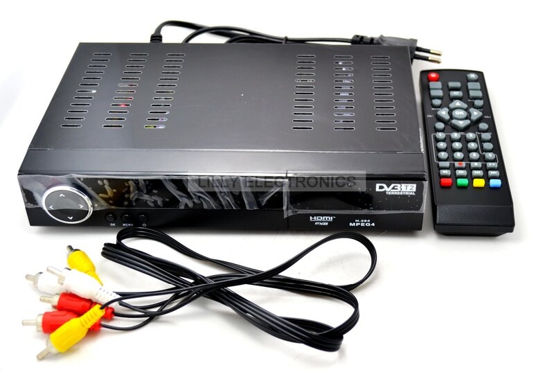 DVB-T2 HD MPEG4/H.264 Box Digital Video Broadingcast AC 200 V-240 V