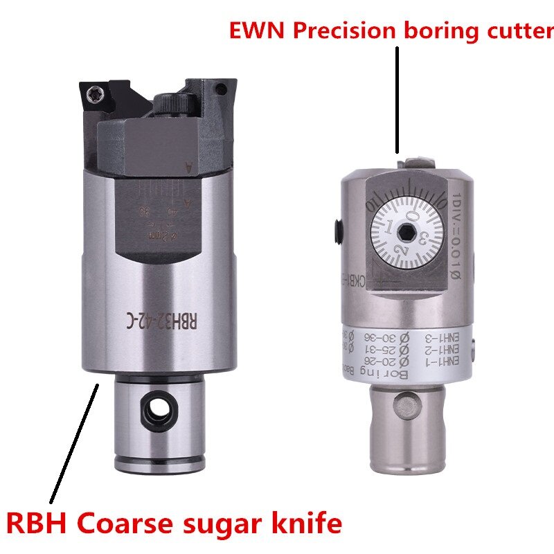 RBH Twin bit RBH 52-70mm Twin-bit Rough Boring Head CCMT09T304 used for deep holes boring tool New