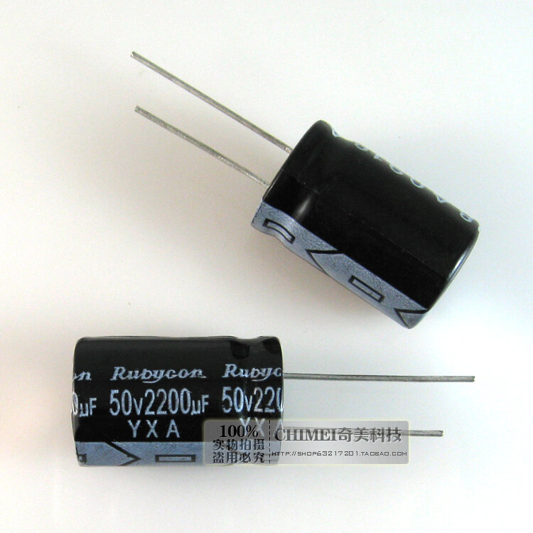 Electrolytic Capacitor 2200UF 50V Volume 24X15MM Capacitor Electronics