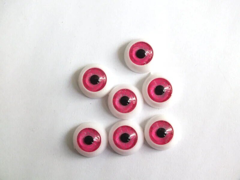 100ชิ้น/ล็อตตุ๊กตาพลาสติก Safety Eyes สำหรับตุ๊กตาสัตว์ตุ๊กตา Eyeballs