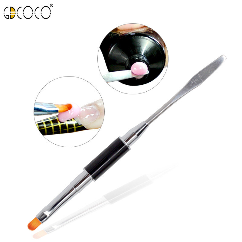 GDCOCO Poly Gel Builder Gel Erweiterung Nagel Scheibe Pinsel DIY Polnischen Praxis Bord Spitze Sticks Nail art 100 stücke Nagel tipps