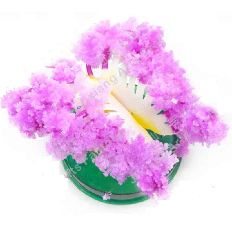 2019 110mm d rosa macio papel borboleta árvore mágica cultivo árvores de natal educativo crianças brinquedos de ciências para crianças engraçado