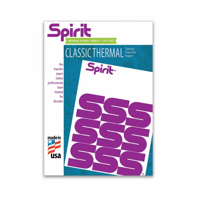 SPIRIT Classic Thermal Stencil Transfer Paper & SPIRIT Classic Sheet FreeHand Transfer Paper  Copier Paper For Tattoo Supply