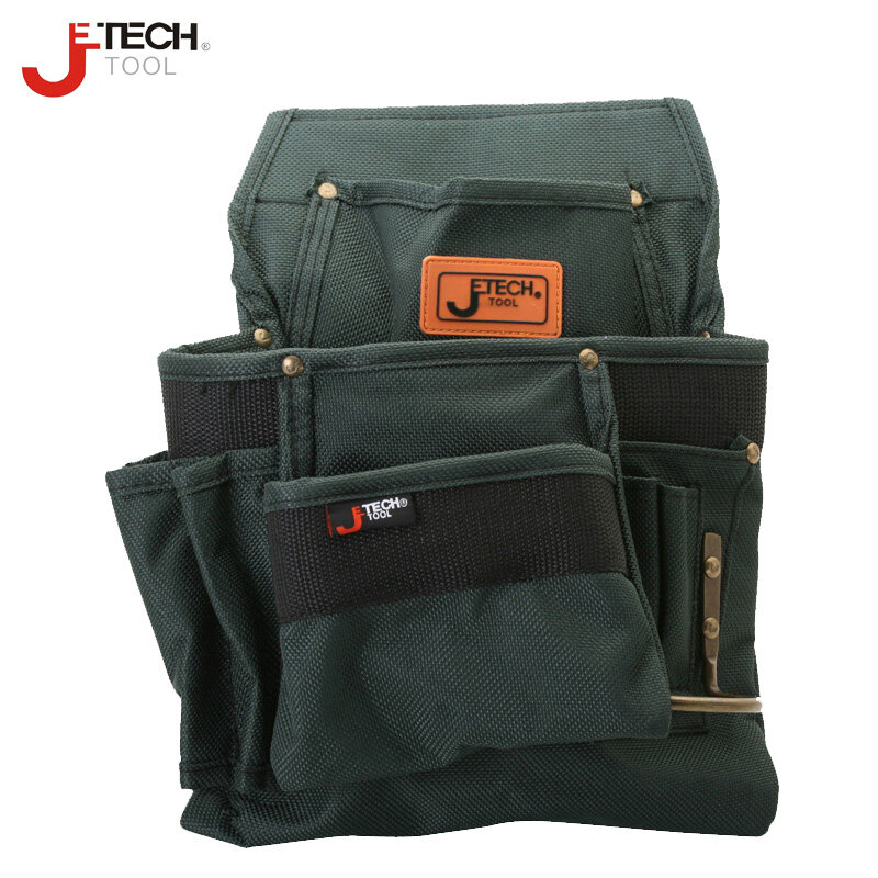 Jetech прочная водонепроницаемая поясная сумка для инструментов, сумка-Органайзер среднего размера, отвертка, гаечный ключ, Комбинированный держатель для переноски BA-M3
