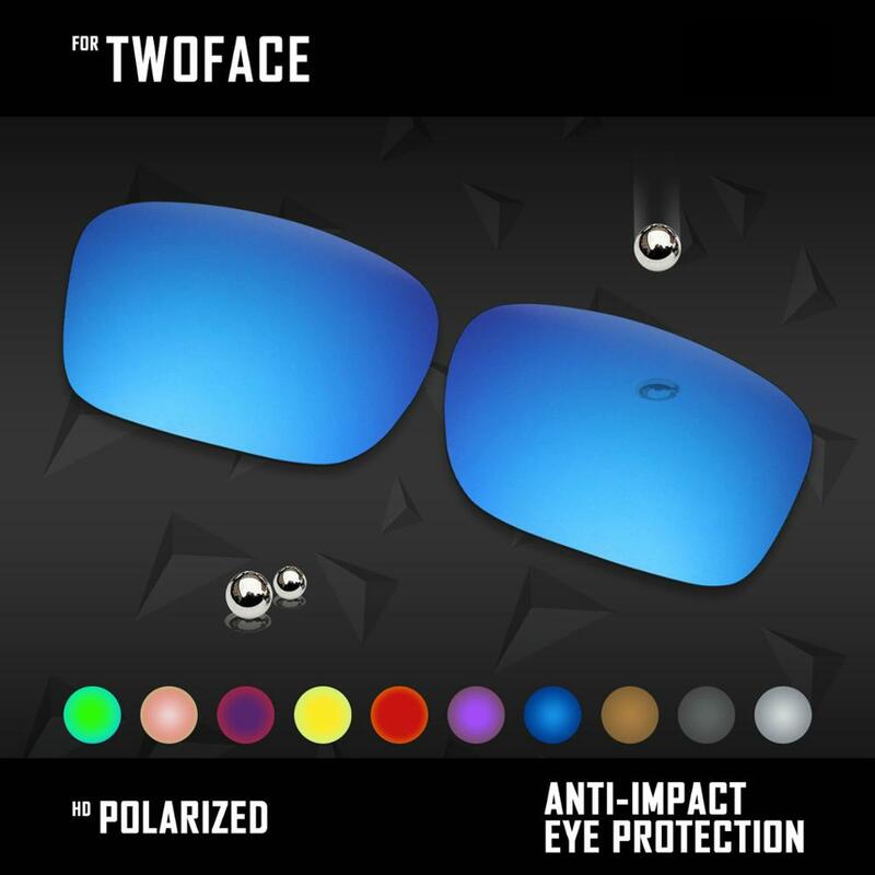 Oowlit, substituições de lentes, substituições de lentes para óculos de sol oakley twoface oo9189 polarizados-multi cores