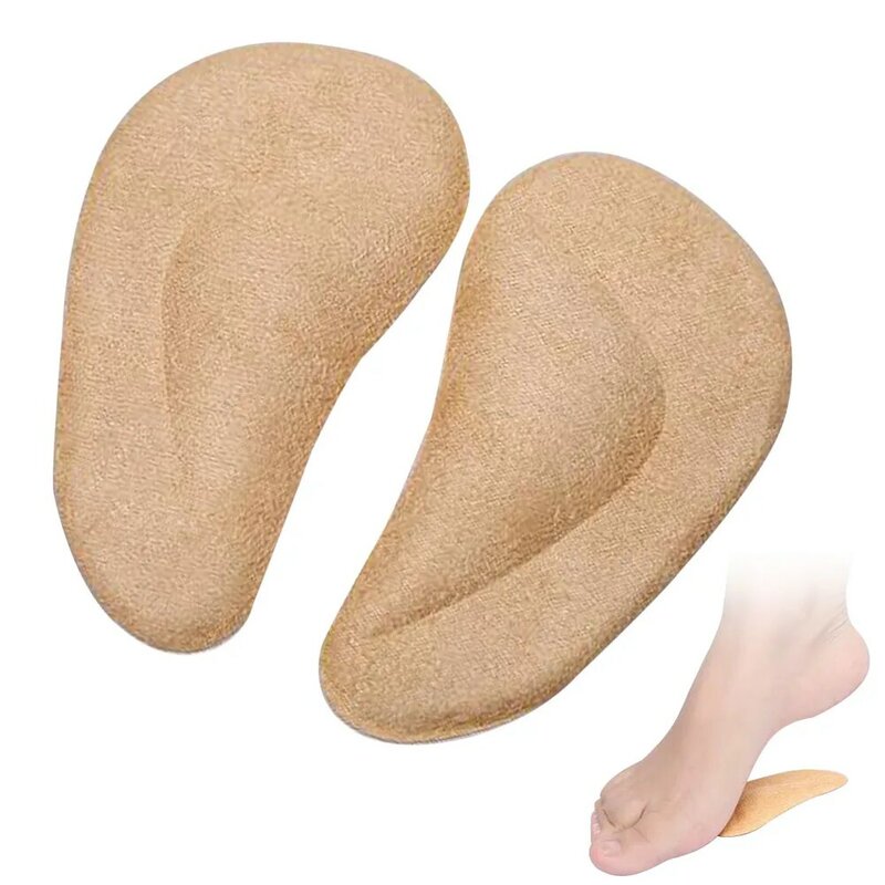1 par arco apoio aliviar a dor cuidados com os pés removíveis meninas meninos almofada sapato inserções ortopédicas palmilhas do bebê pés planos crianças